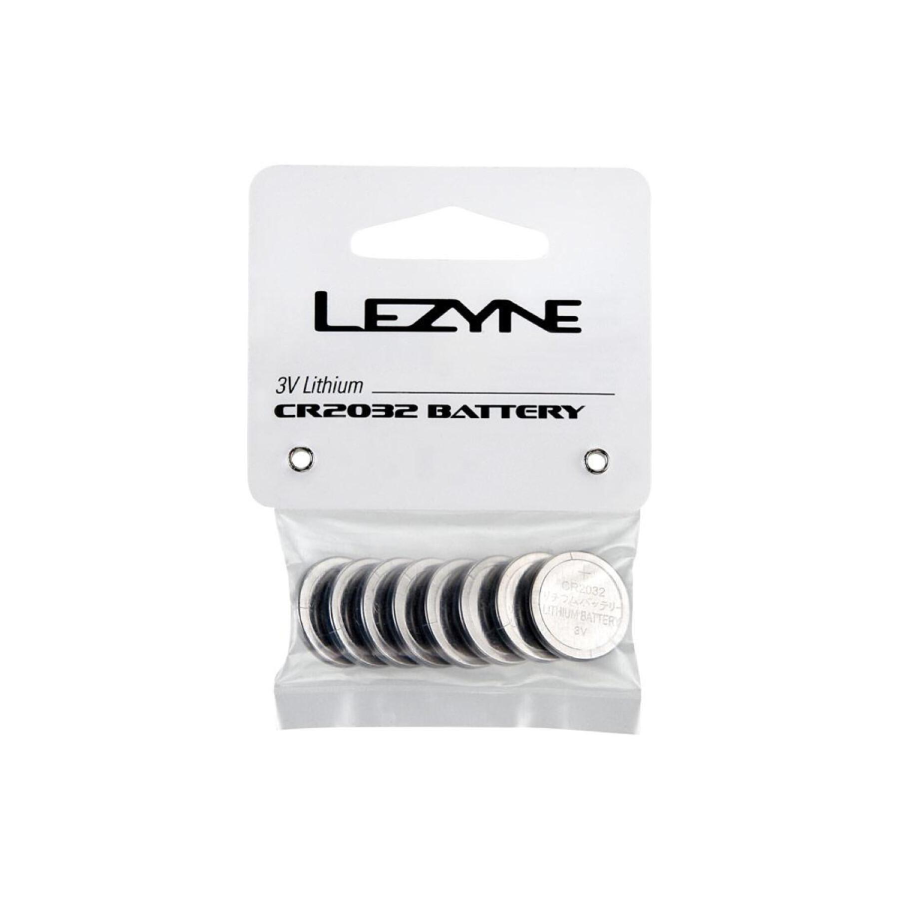 Pack of 8 batteries Lezyne CR2032