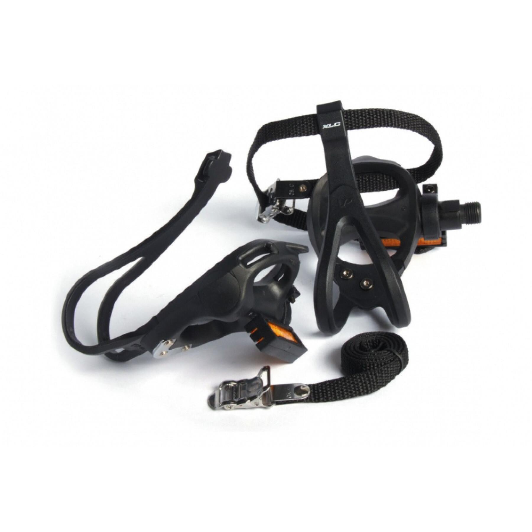 Pedals with road straps XLC PD-R01