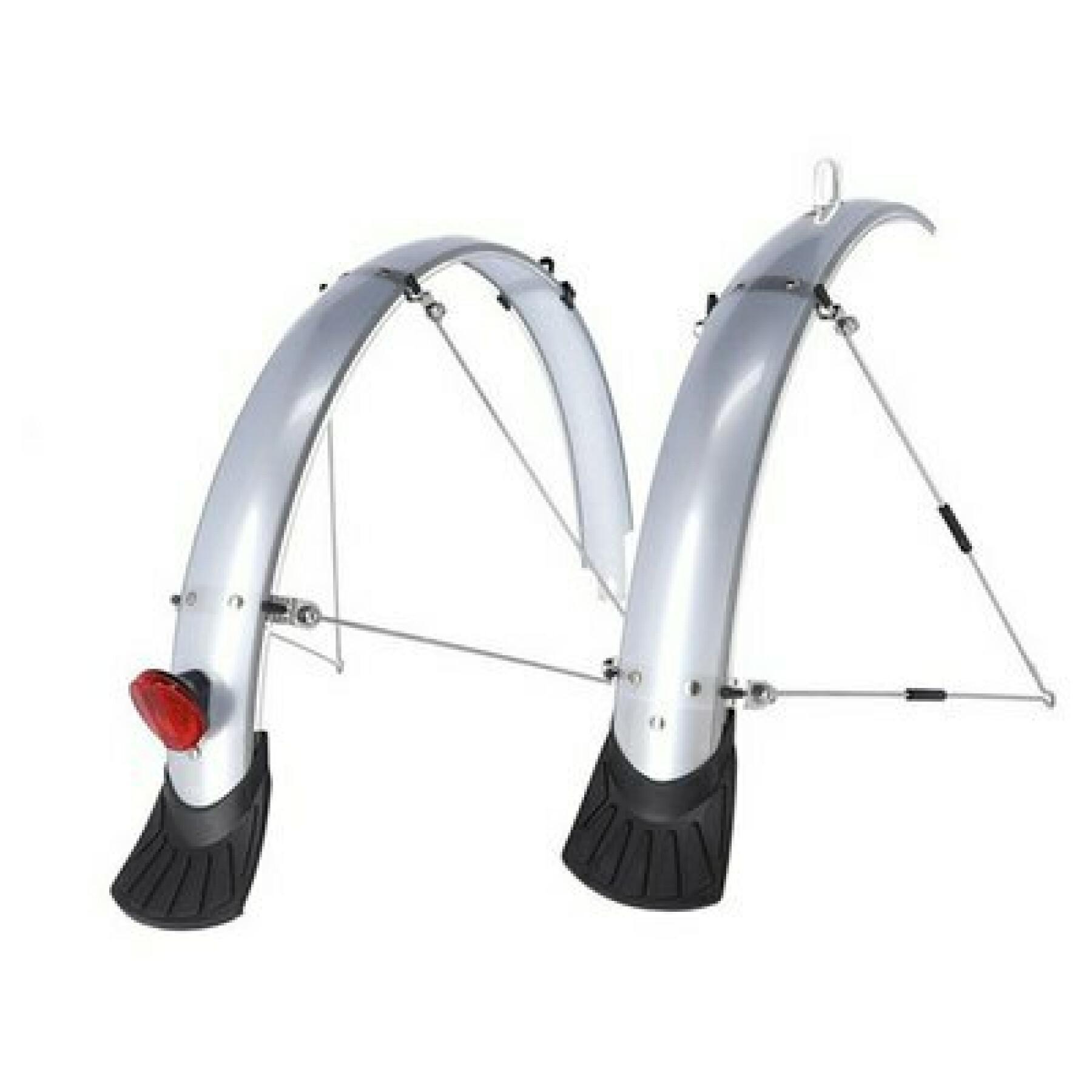 Set of reflective mudguards with fixing kit included XLC Mg-f02 26"