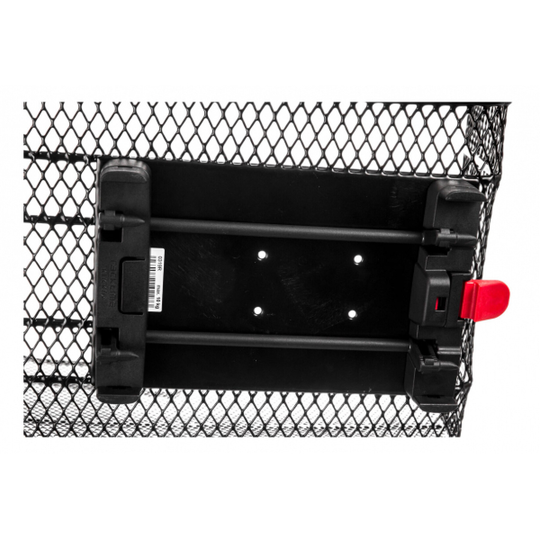 Rear basket narrow mesh for racktime including adaptable plate Klickfix citymax