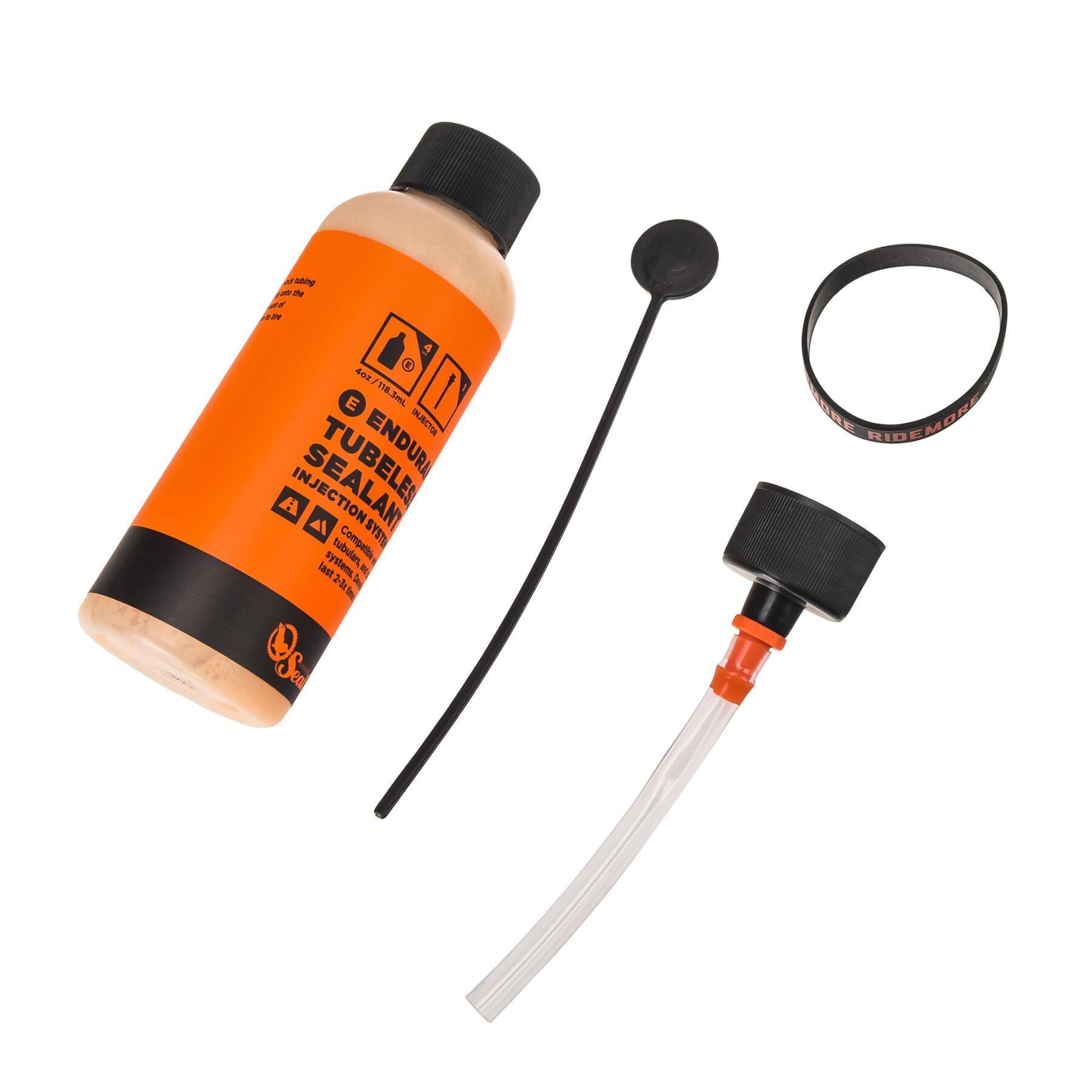 Anti-puncture preventive fluid Orange Seal Endurance avec injecteur 4oz