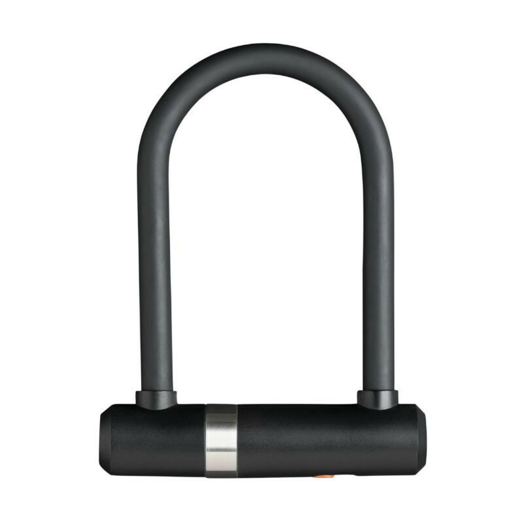 Bike lock with key and cable - ideal for bikes Axa-Basta Newton Pro Sold Secure Niveau Silver