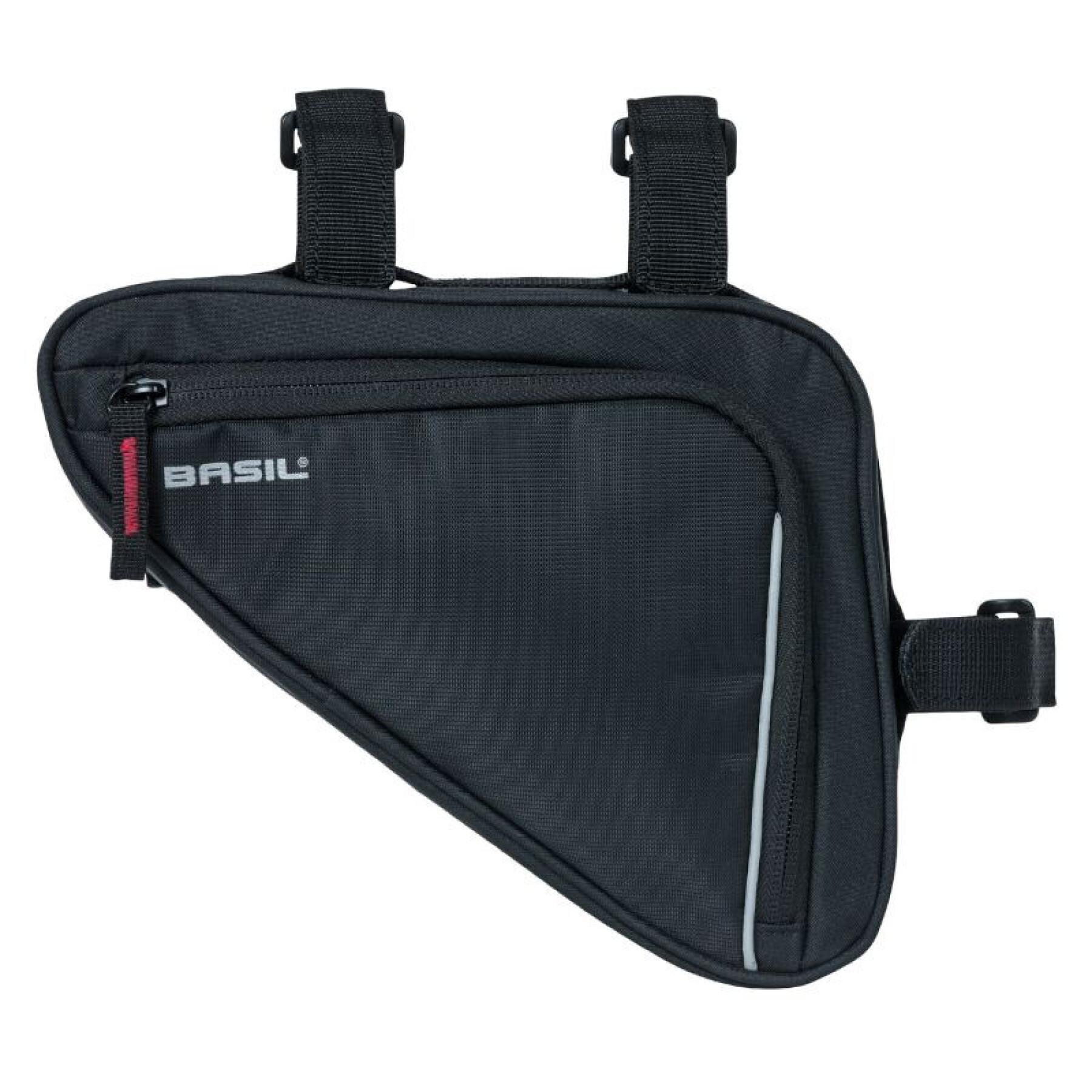 Bike frame bag with velcro fastening and mesh pocket Basil Sport