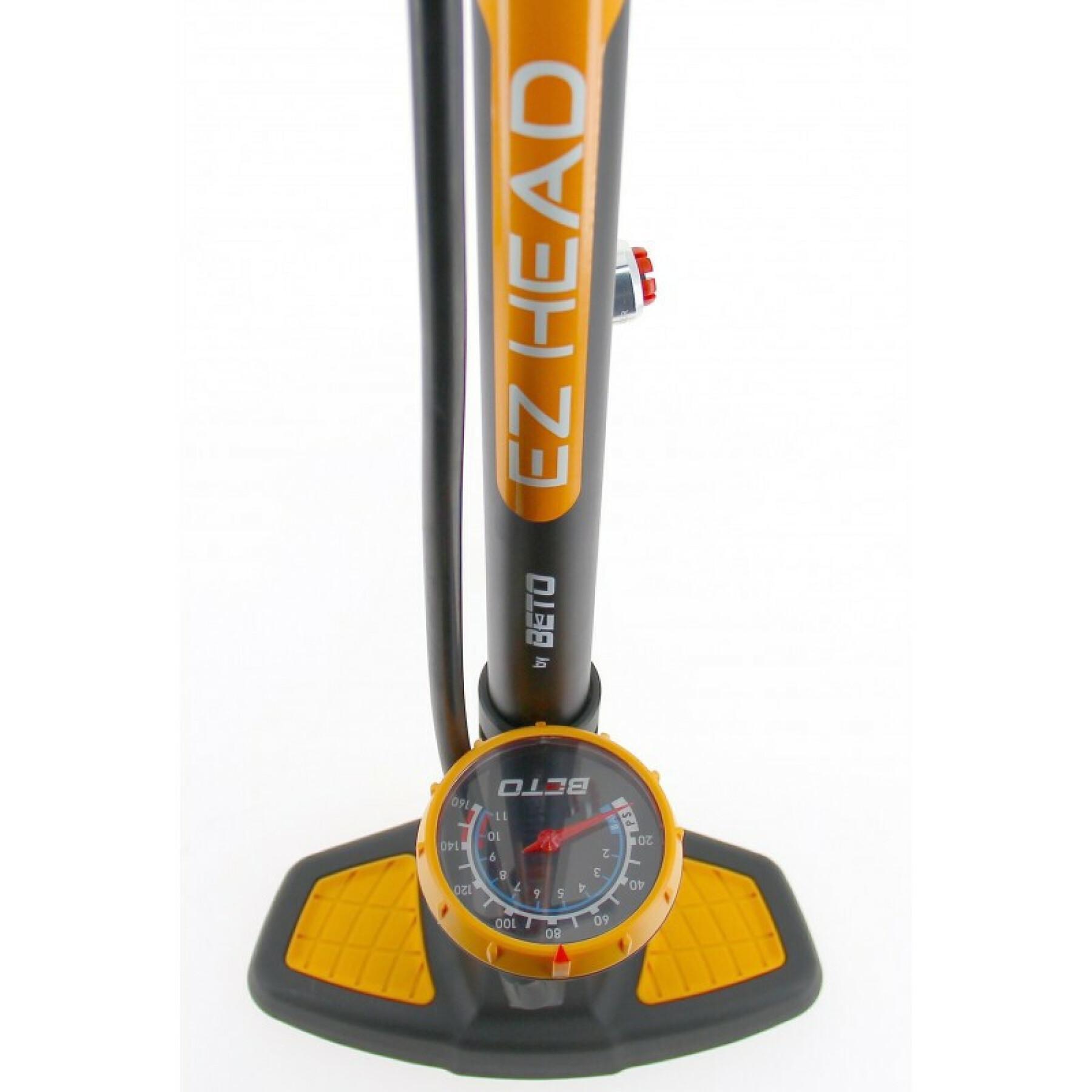 Foot pump with pressure gauge Beto/EZ-Head