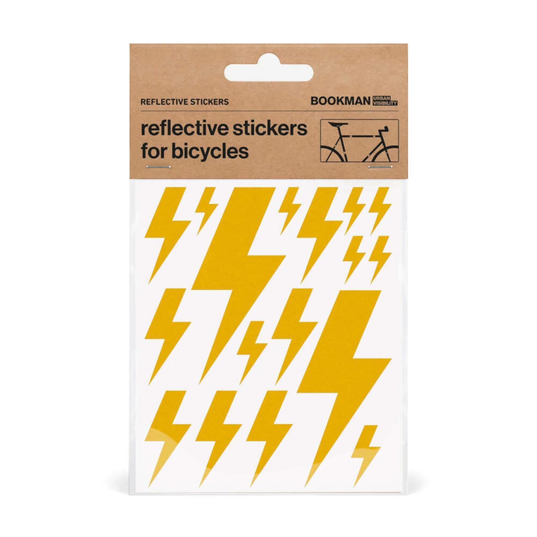 Lightning bike reflective stickers kit Bookman