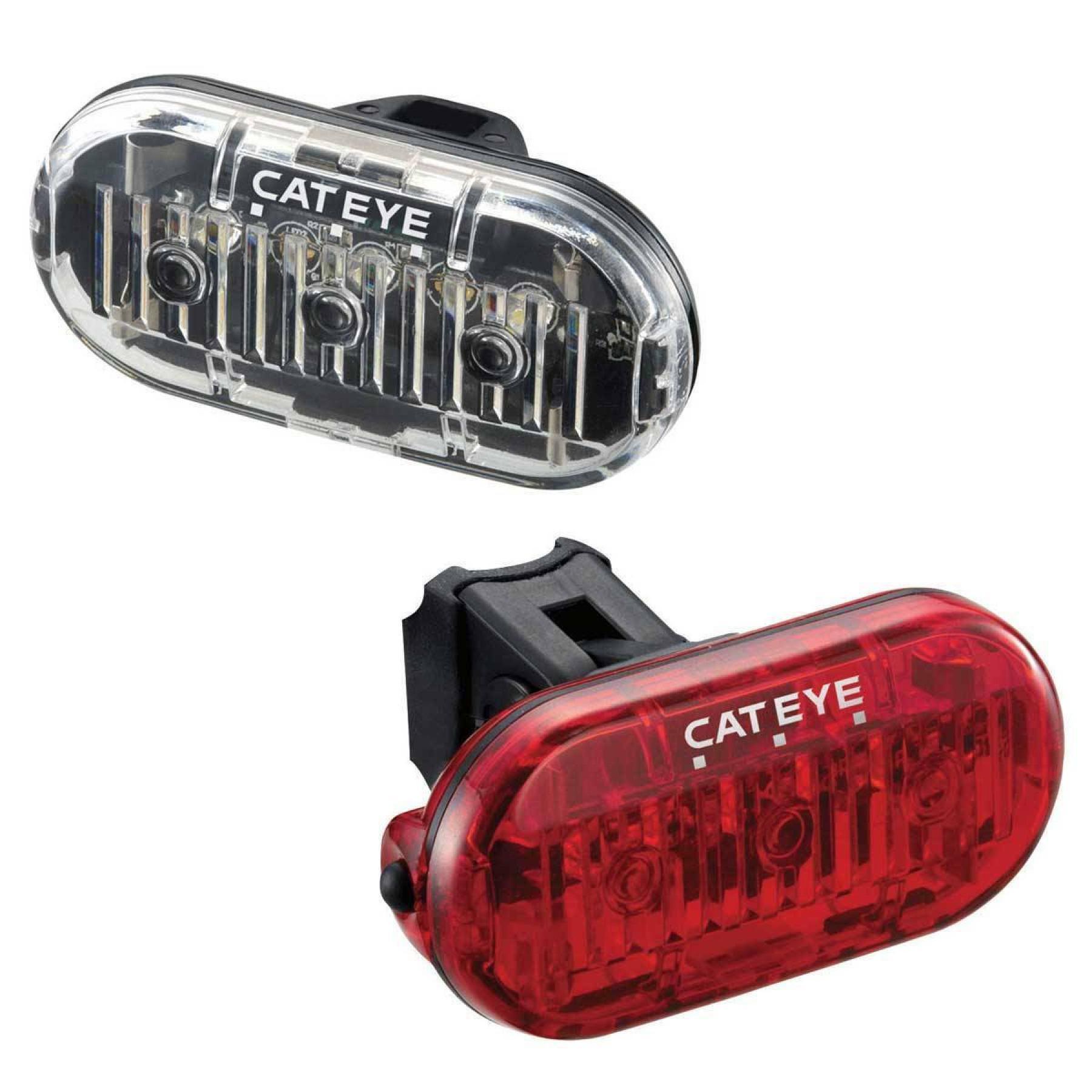 Front and rear lighting Cateye Omni 3
