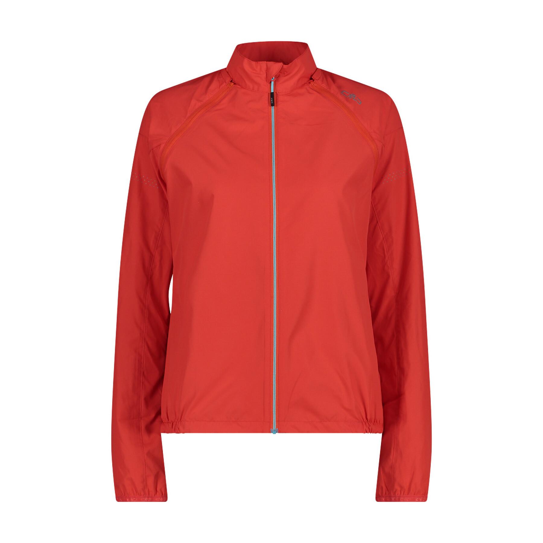 Waterproof jacket with detachable sleeves for women CMP