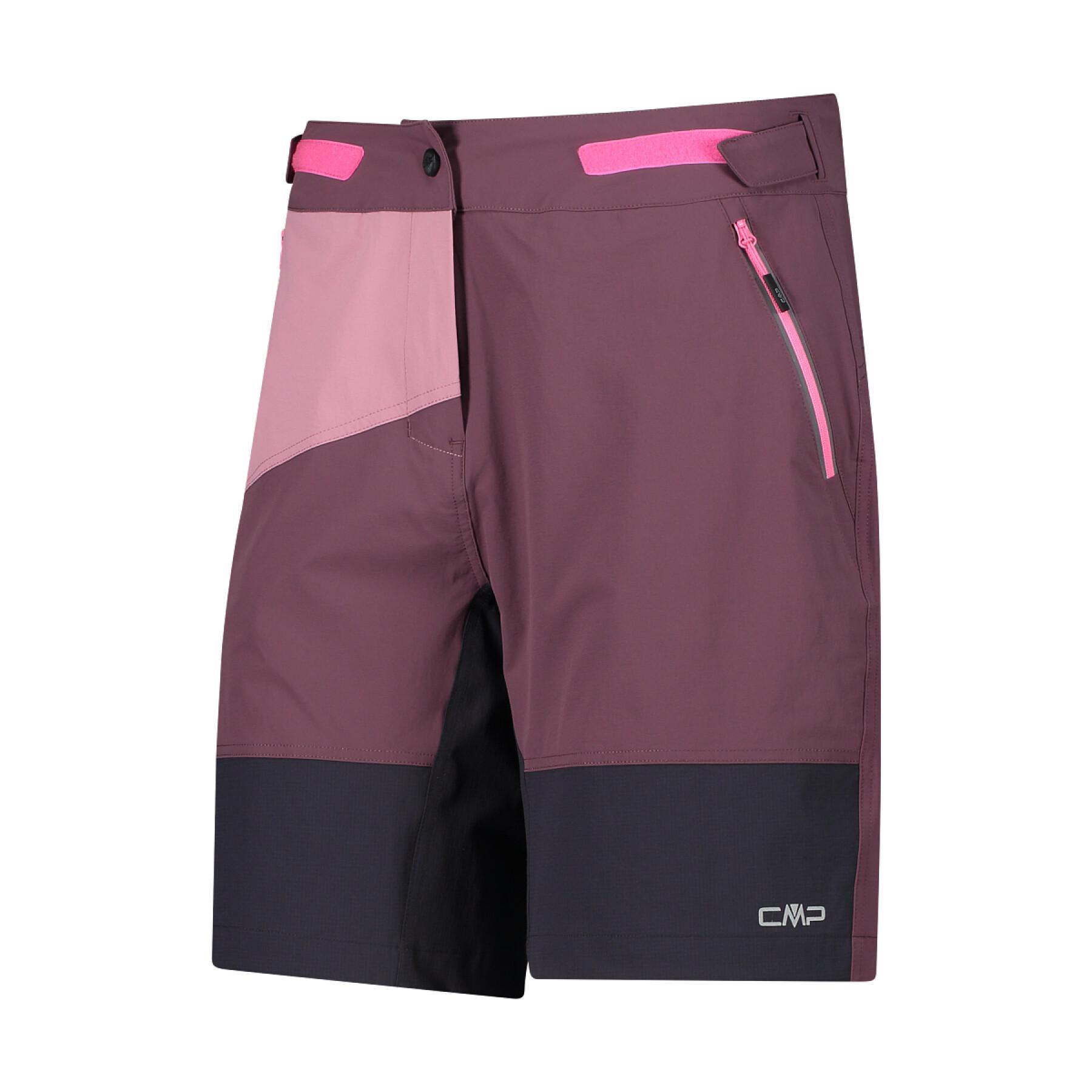 Shorts with mesh undergarment for women CMP Free