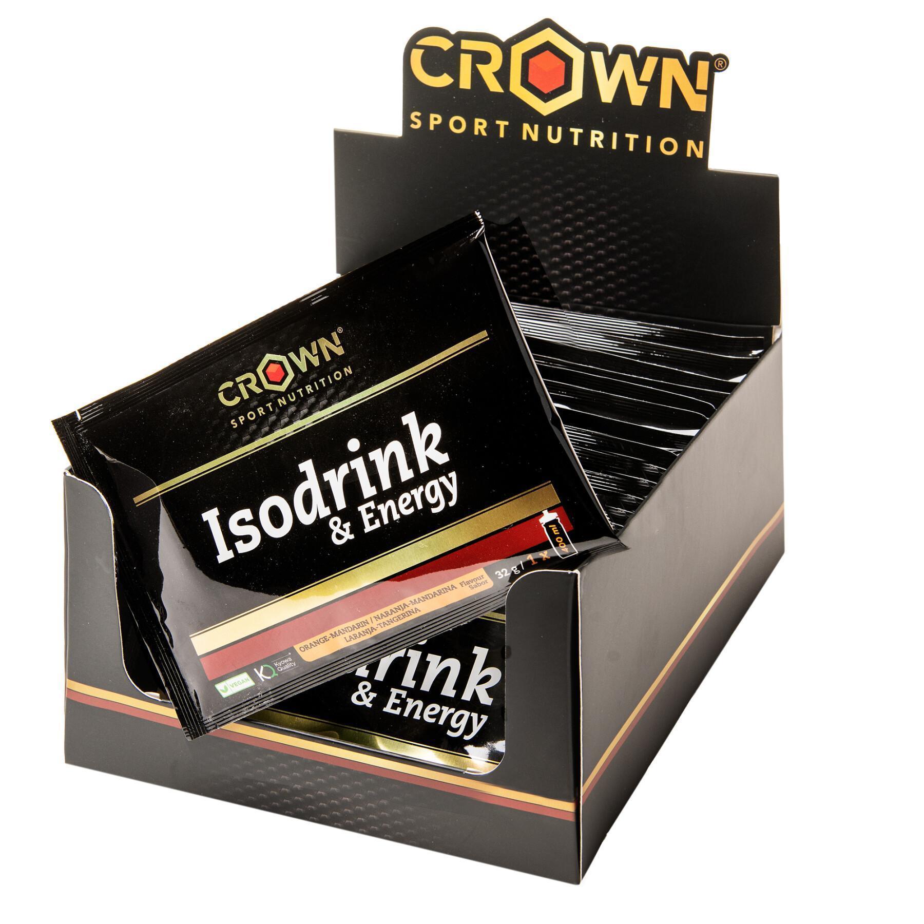 Energy drink Crown Sport Nutrition Isodrink & Energy informed sport - orange - 32 g