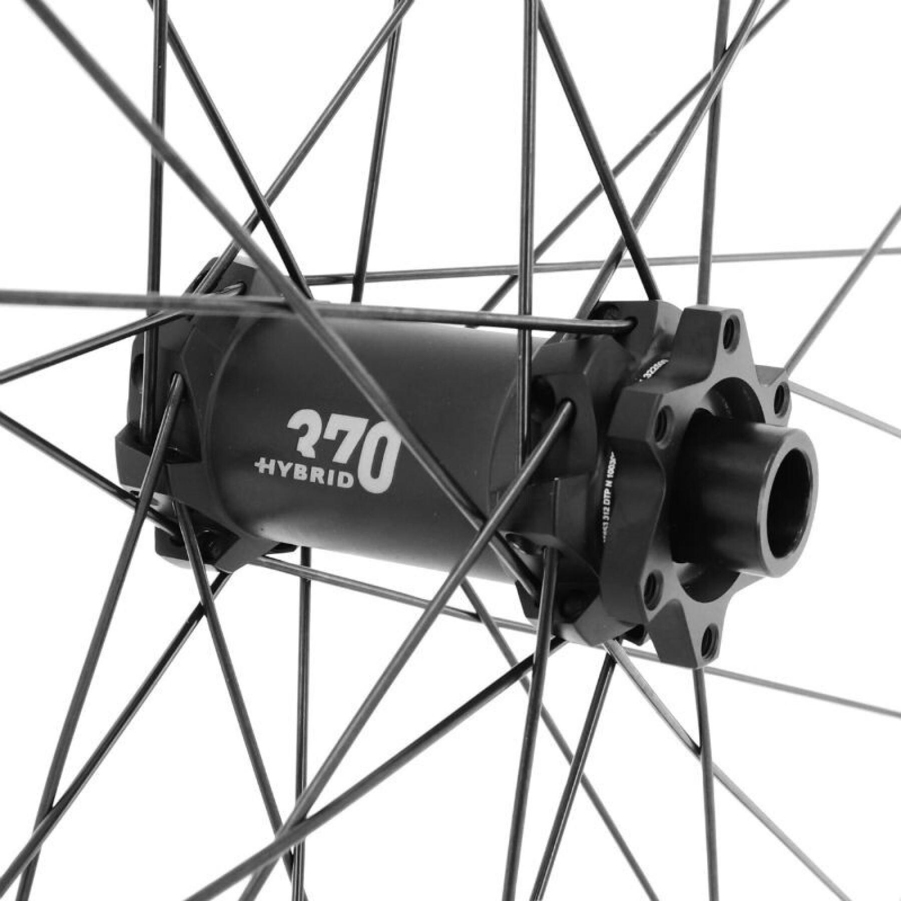 Tubeless front wheel through axle 6-hole disc DT Swiss H1900 BOOST
