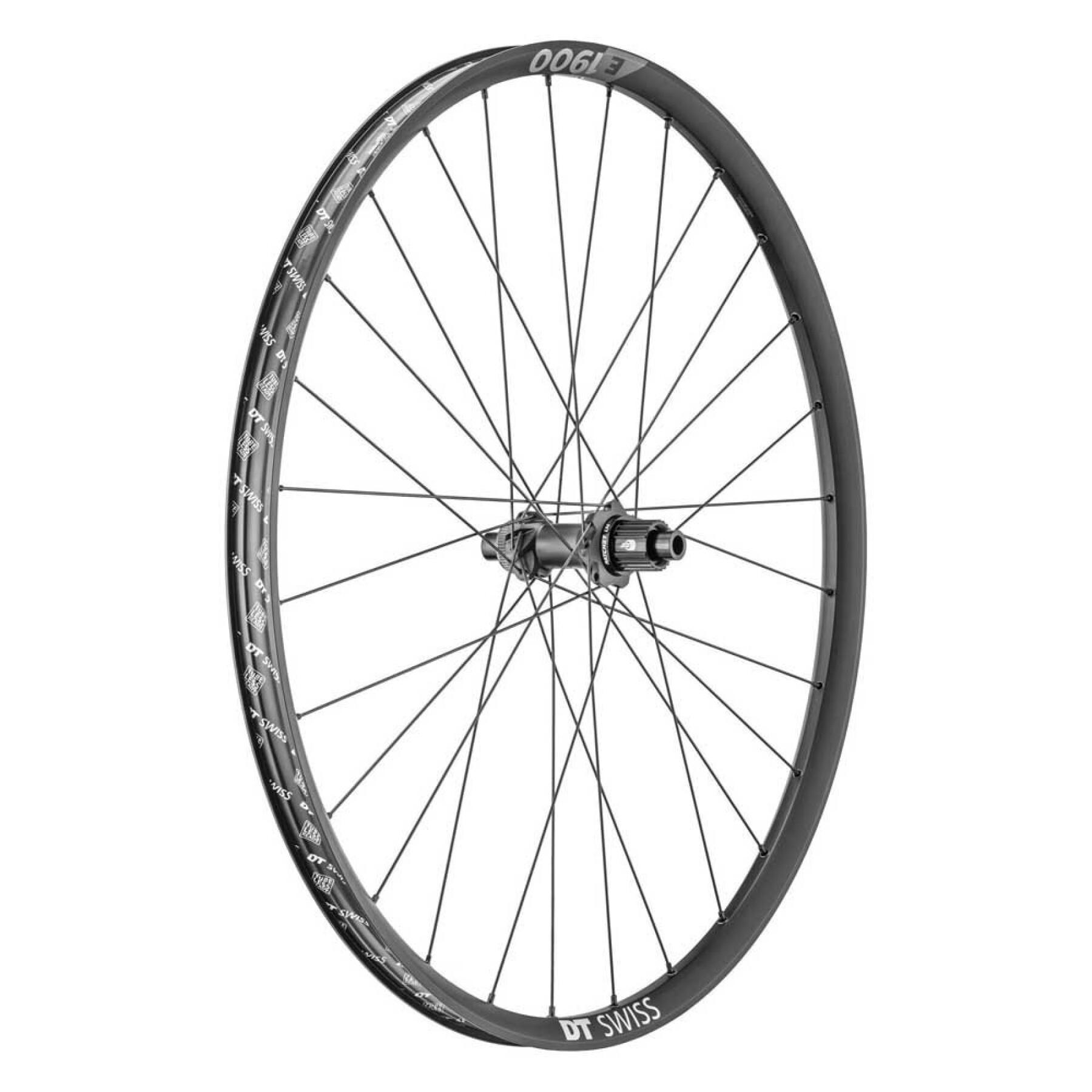 Rear bicycle wheel DT Swiss E 1900 Spline 30 29" Cl Disc Tubeless Shimano Micro Spline