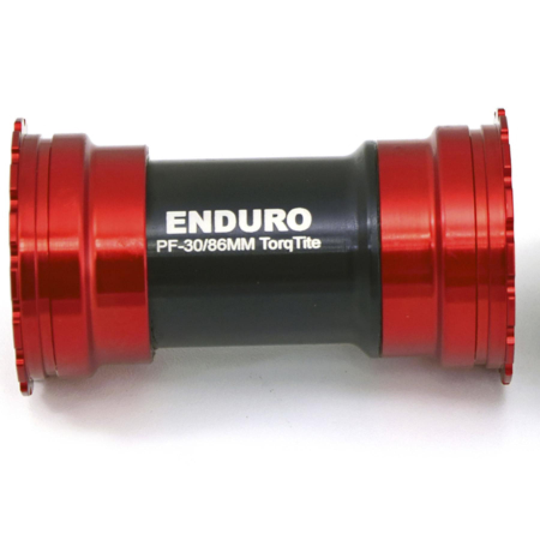 Bottom bracket Enduro Bearings TorqTite BB A/C SS-BB386-24mm-Red