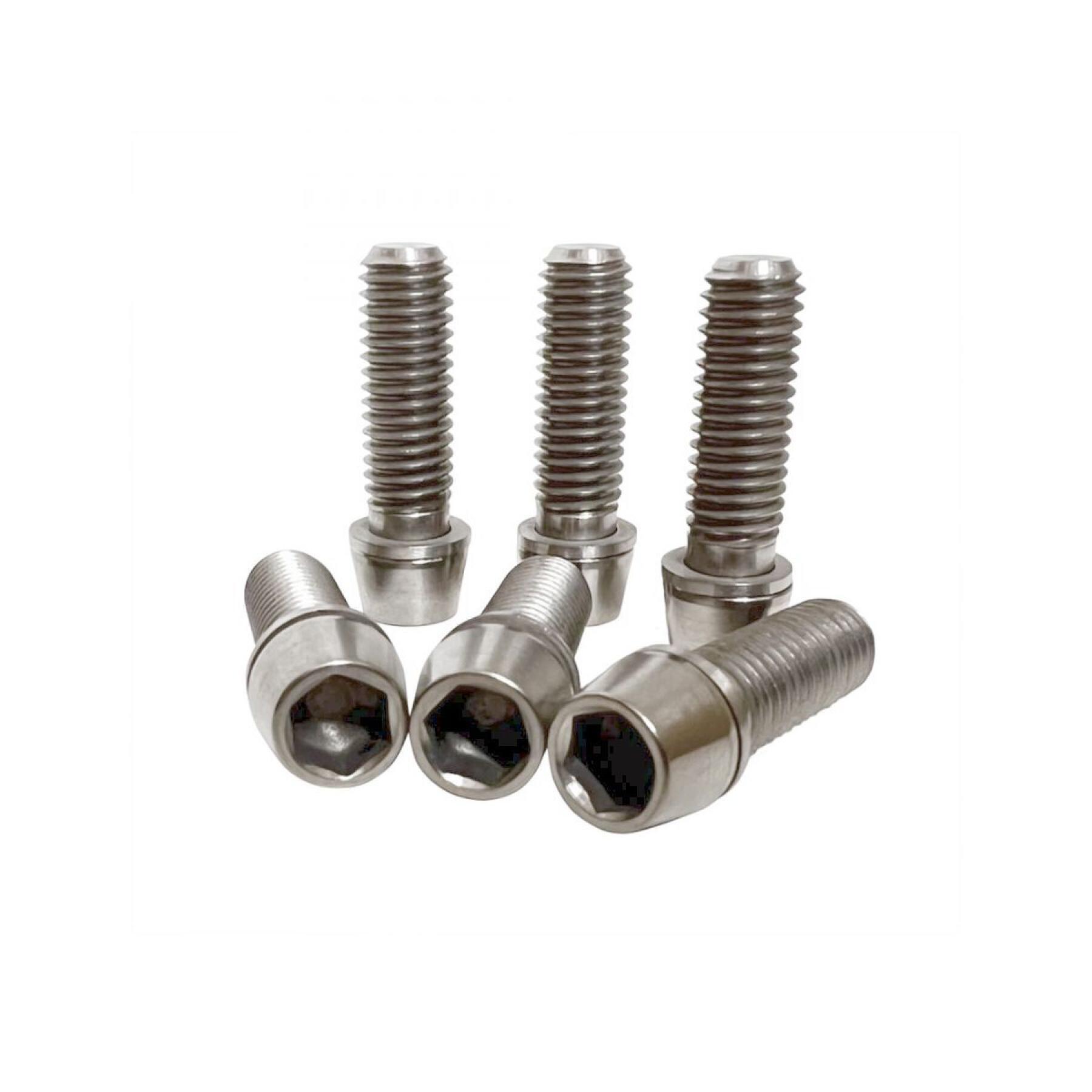 Pack of 6 conical stem screws Elevn