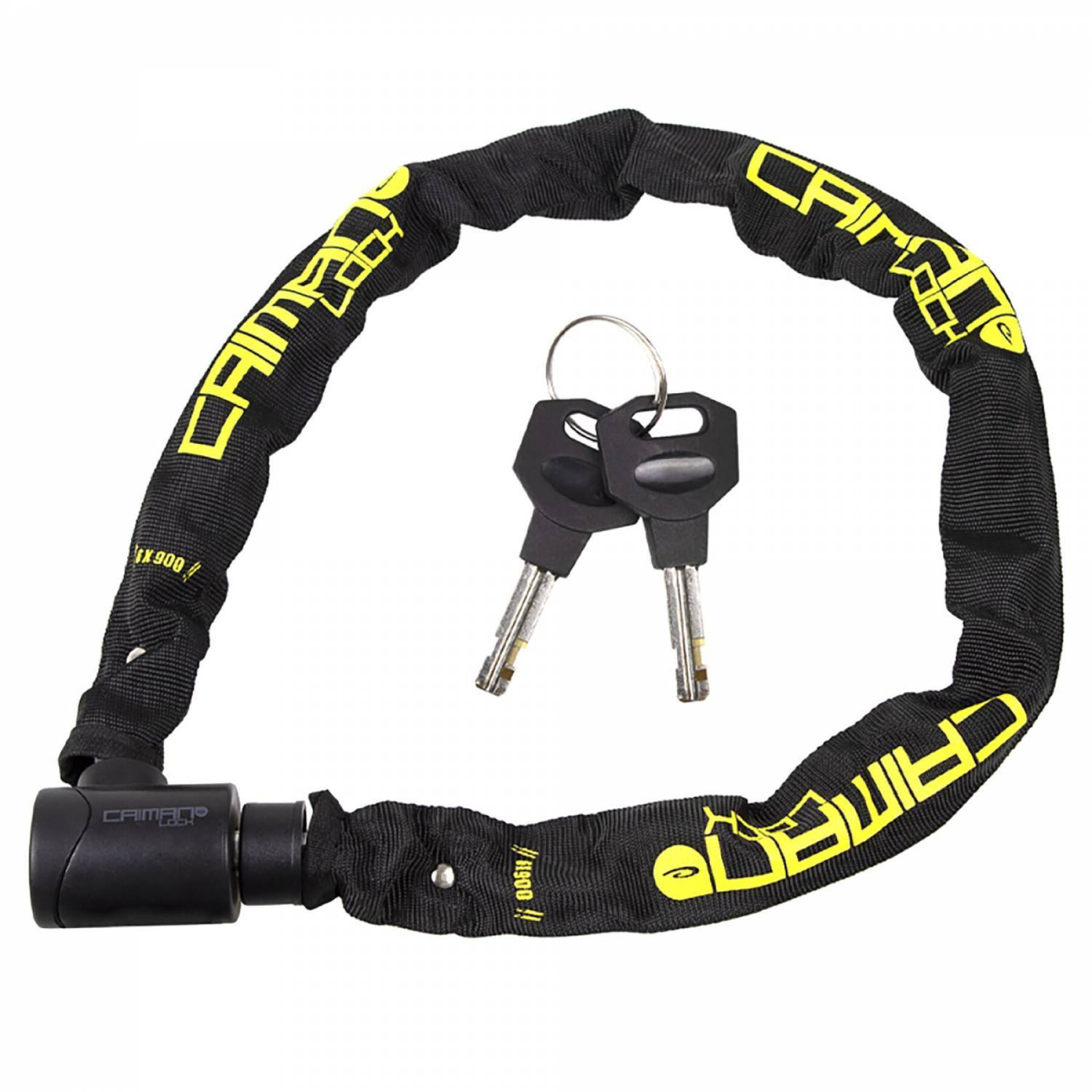 Chain padlock with nylon sheath and pick-proof lock Eltin