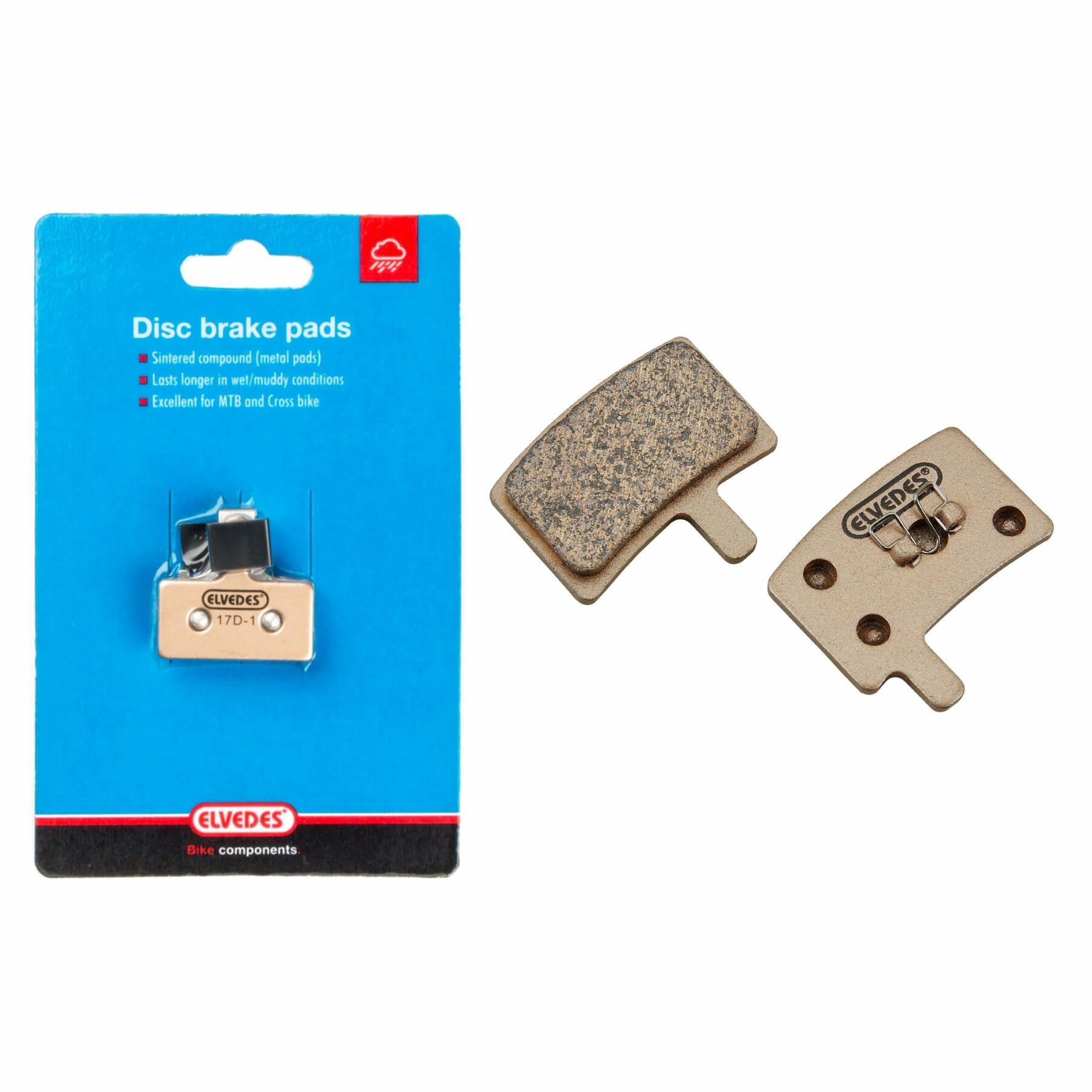 Pair of organic bicycle brake pads Elvedes Hayes all Stroker