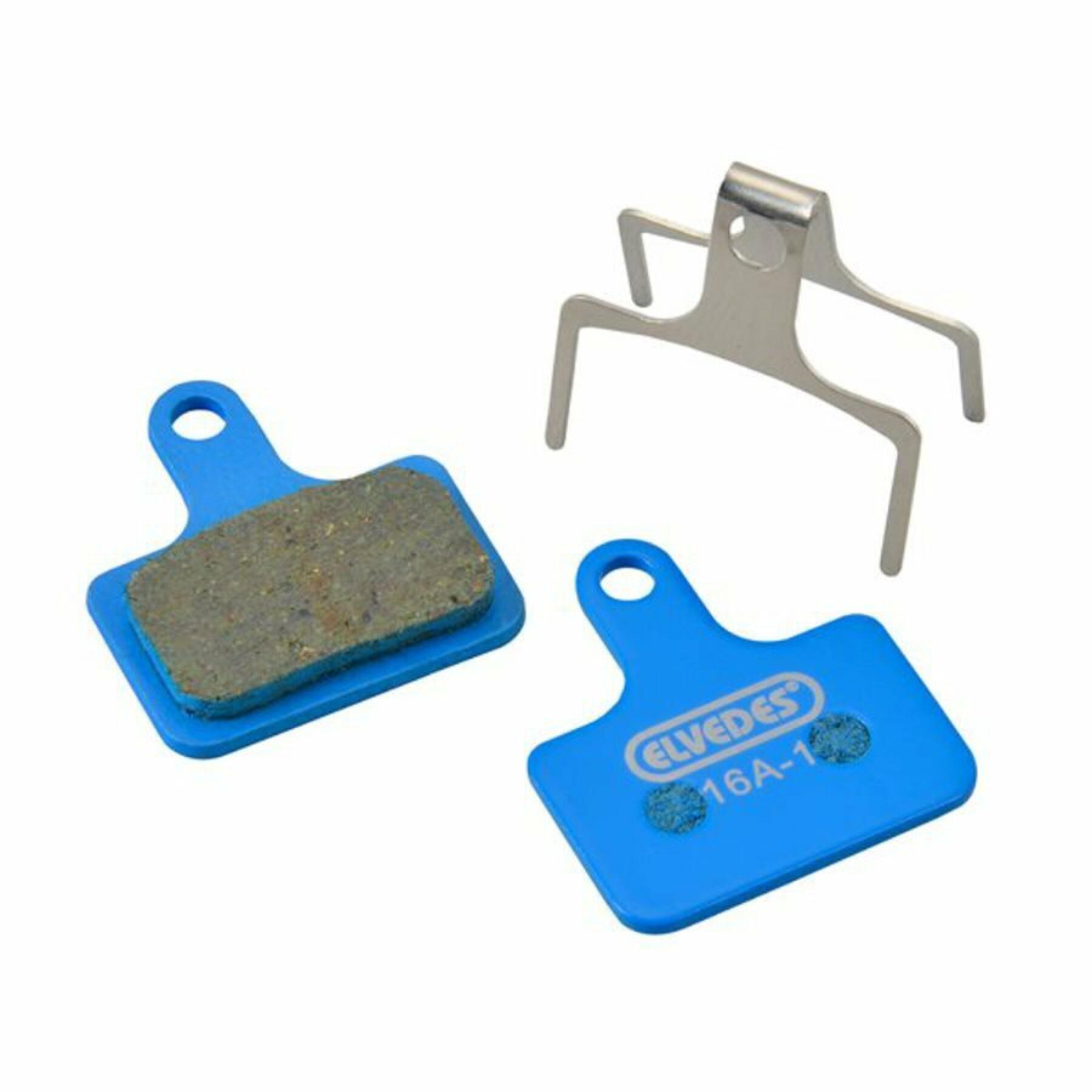 Pair of organic bicycle brake pads Elvedes Shimano Ultegra BR-RS805, BR-RS505, 405 ...