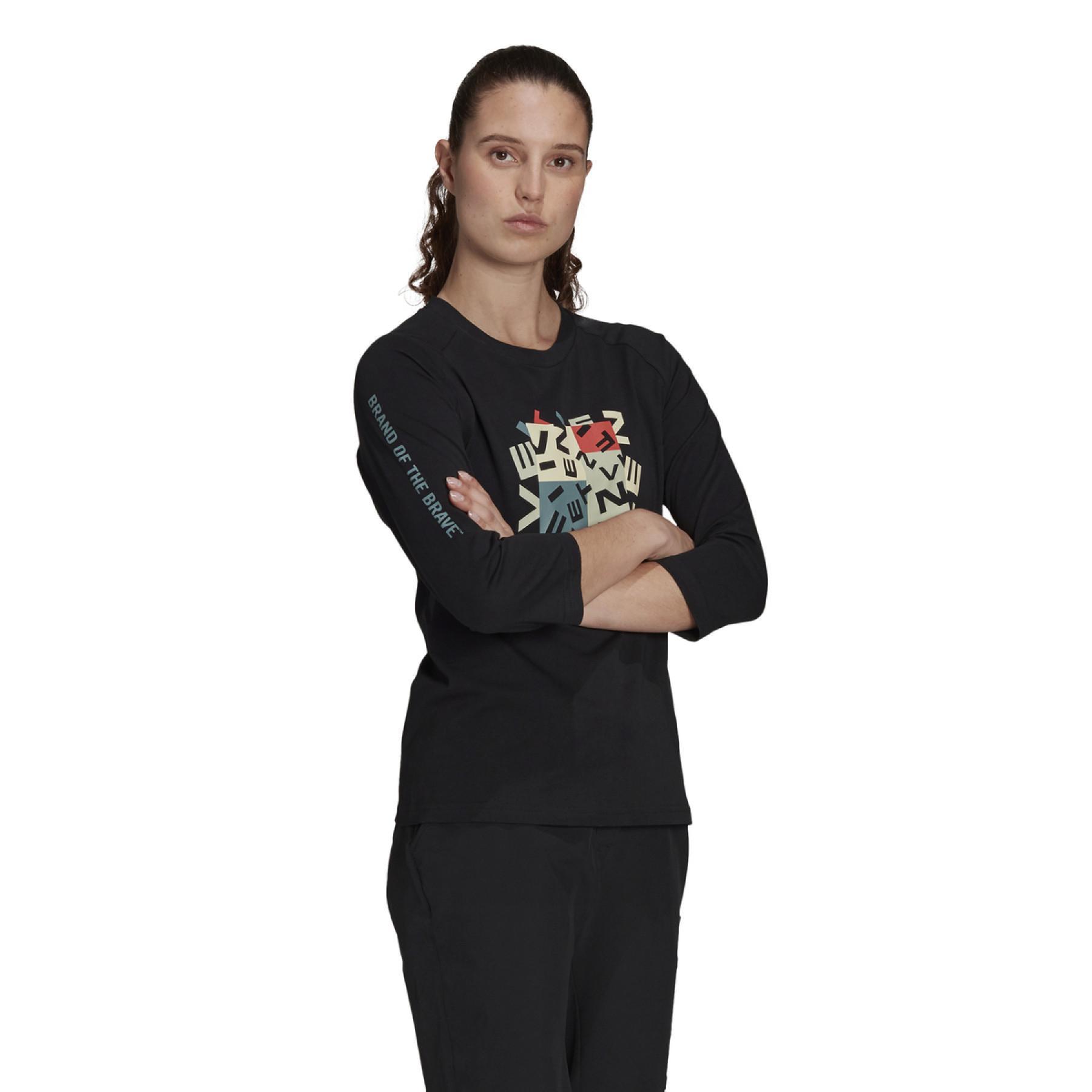 Women's long sleeve T-shirt Adidas Five Ten Graphics