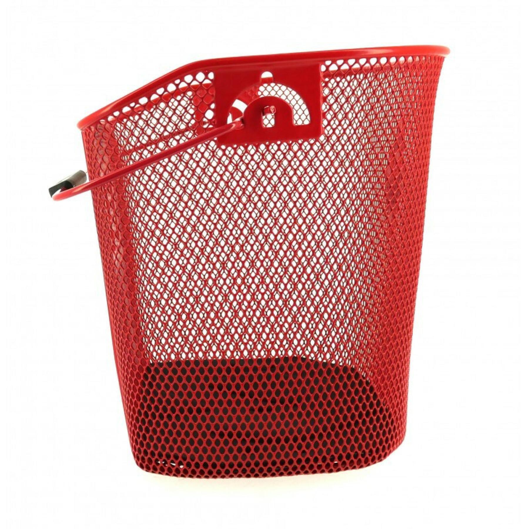 Steel basket xxl red with mts3 attachment Hapo-G