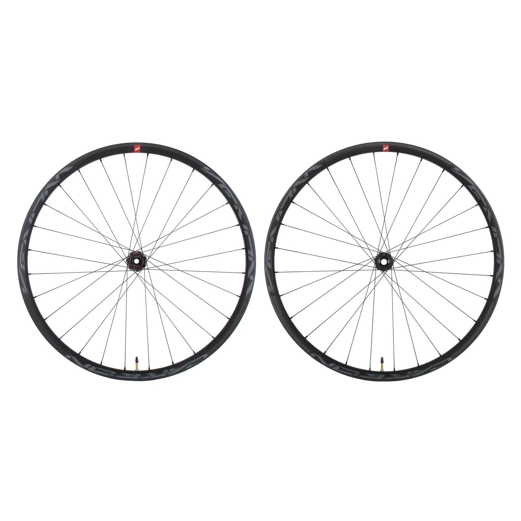 Set of 2 bicycle wheels Massi Venom Replica Carbon 2 MS12