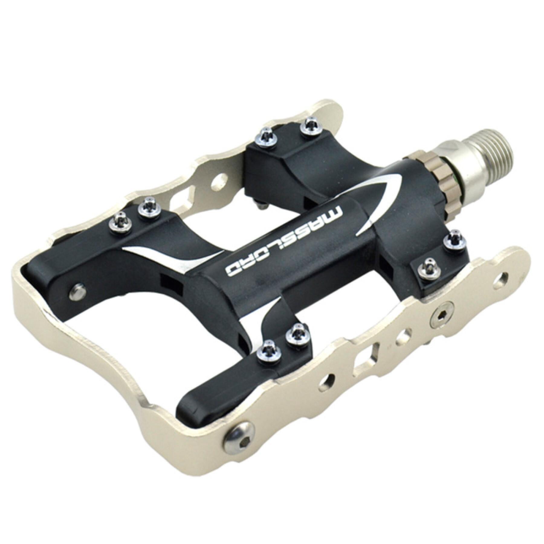 Pair of pedals with side stand Massload