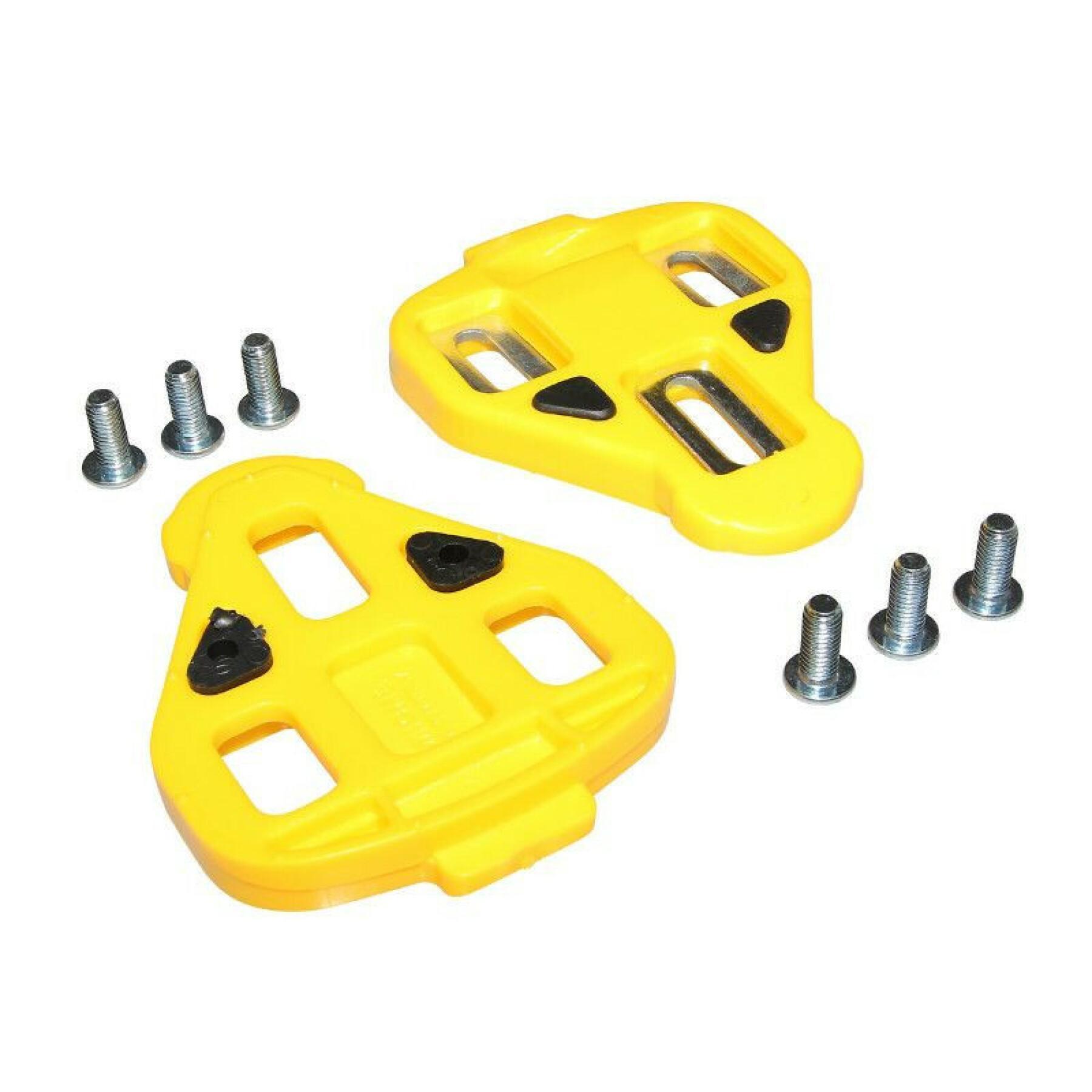 Pair of fixed pedal cleats Miche