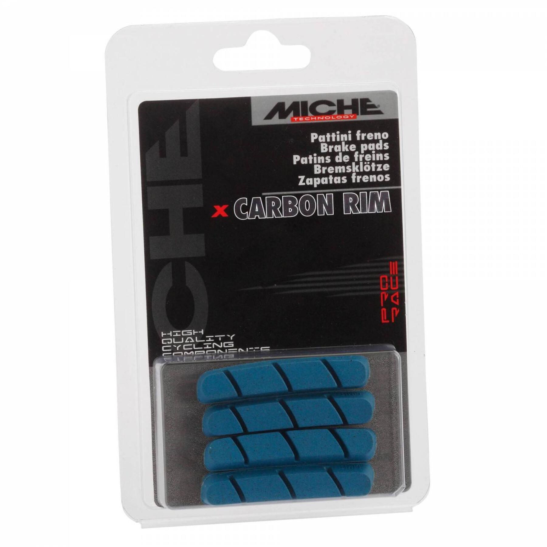 Brake pads for carbon rims Miche Campagnolo (x4)