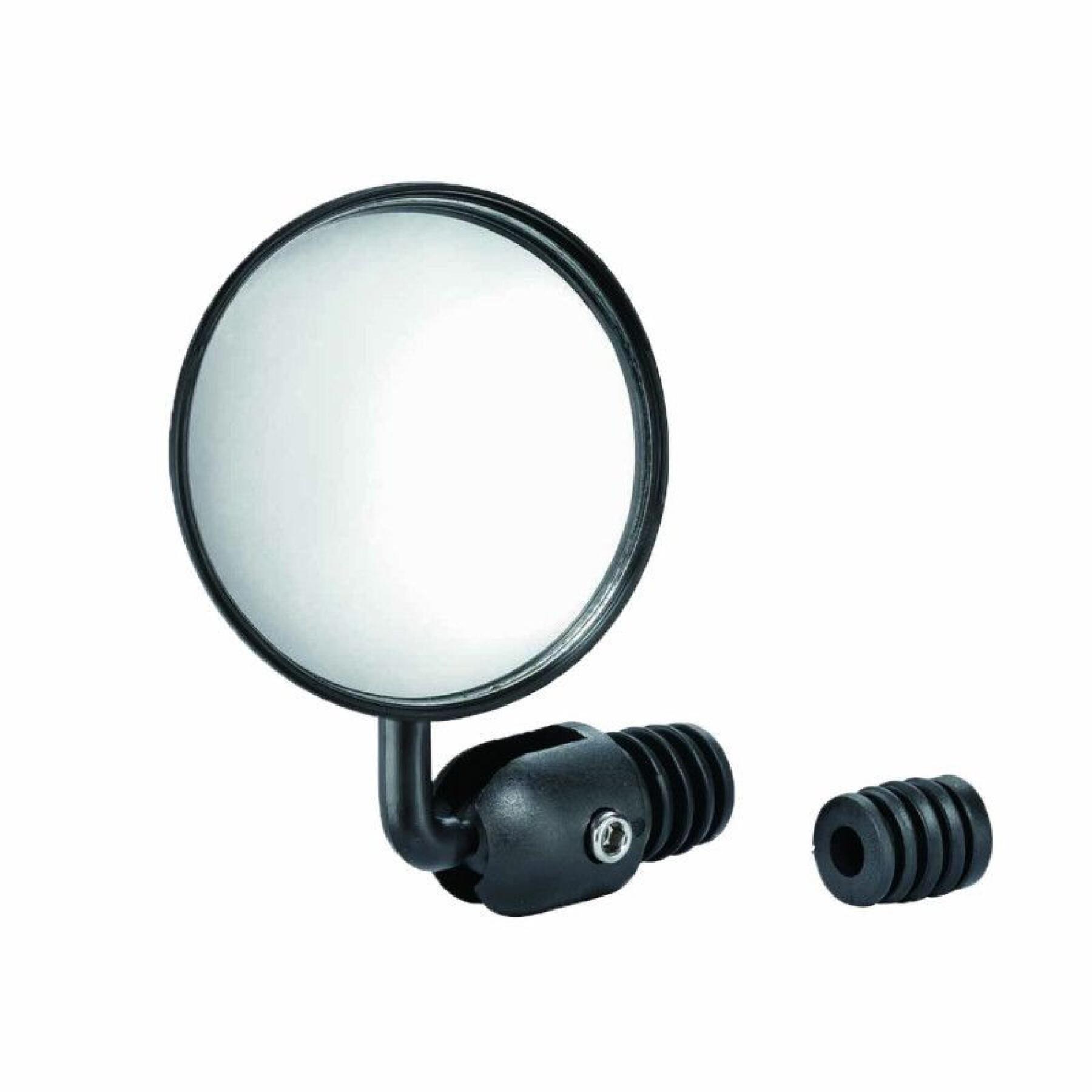 Bicycle mirror - scooter left or right adjustable handlebar end attachment Newton