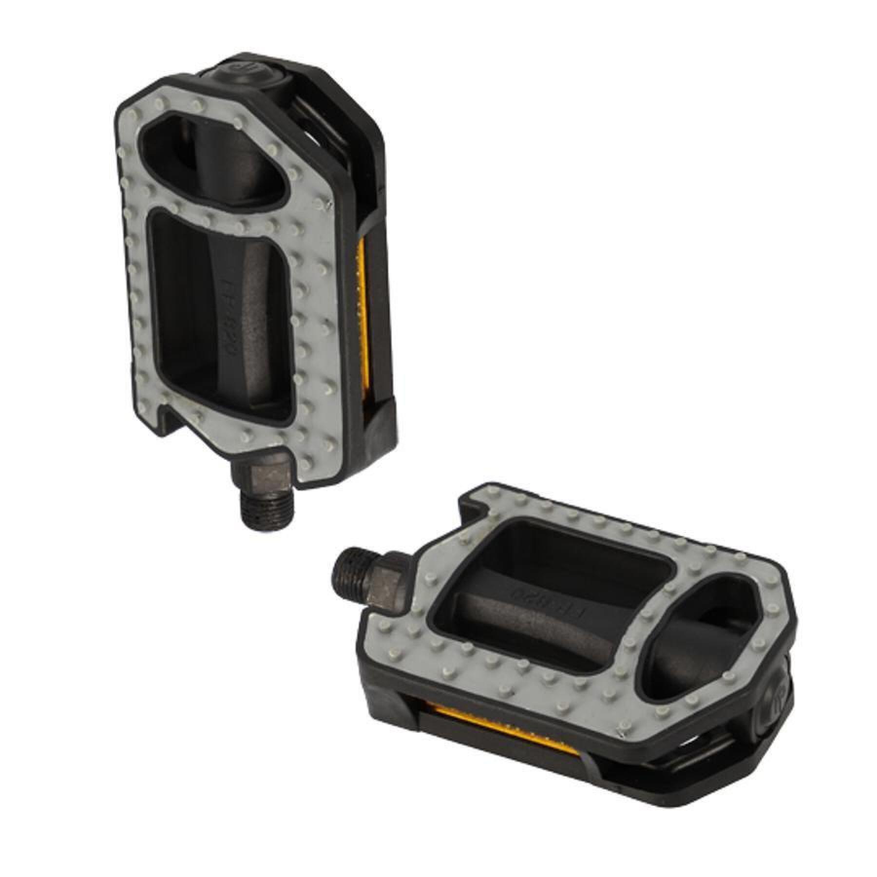 Pairs of pedals with non-slip surface Optimiz Resine