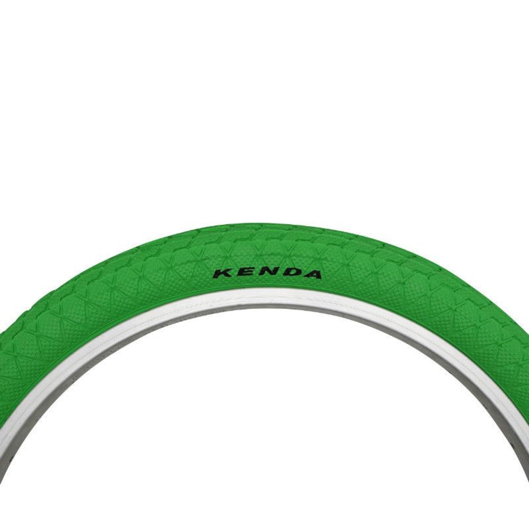 Tire bmx selection P2R Kenda Slick Green Tr (50-406)