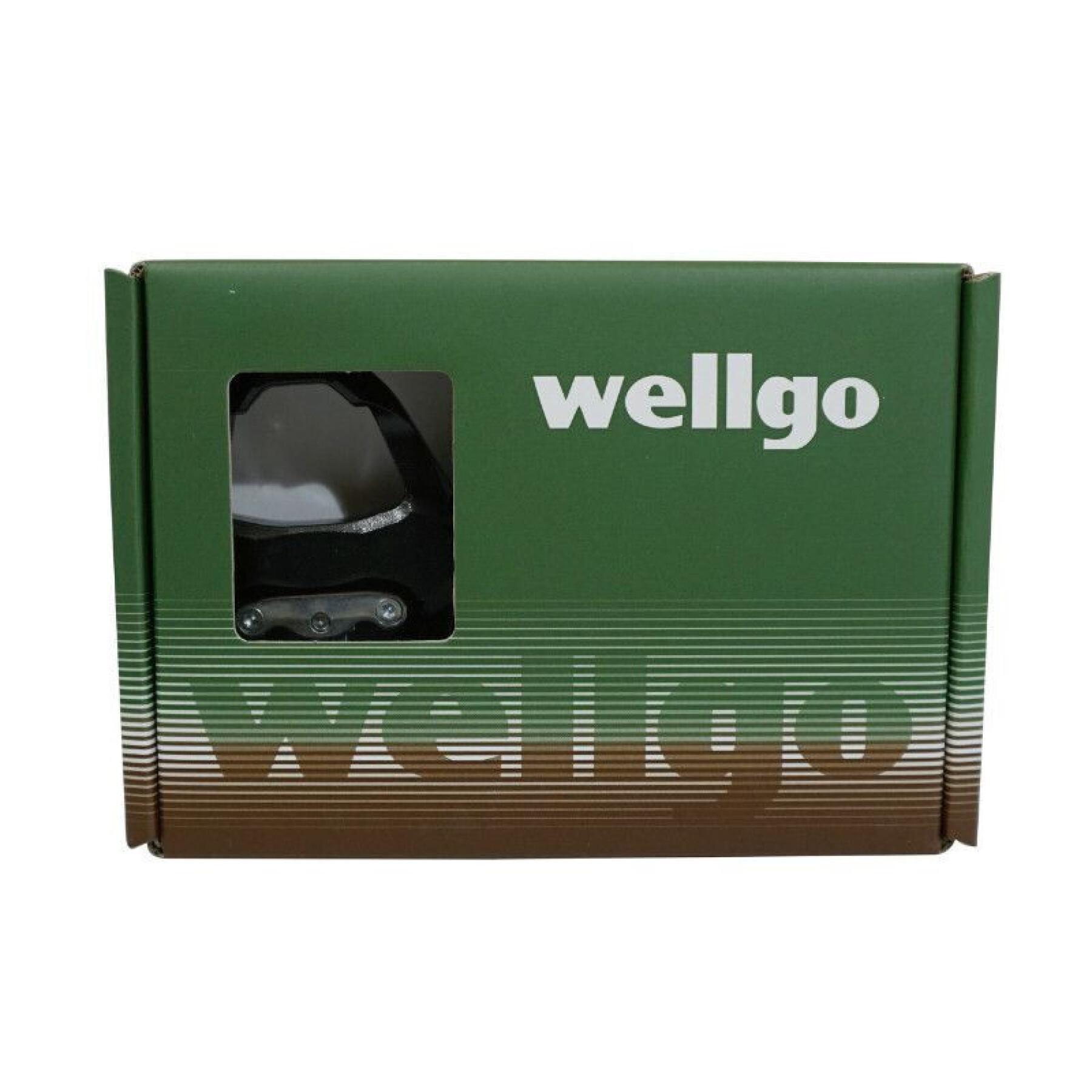 Pedals automatic road bearing book with aluminum wedges P2R welgo R344