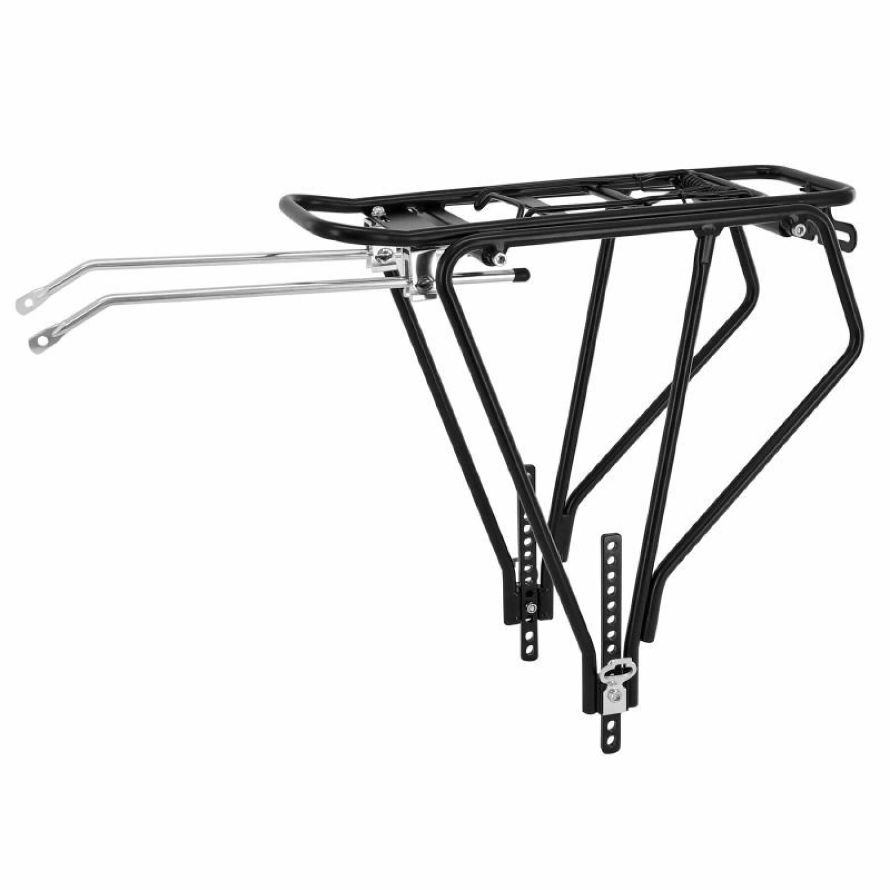 Rear bike carrier with aluminium rods adjustable width from 135 to 205 mm P2R Fat Bike