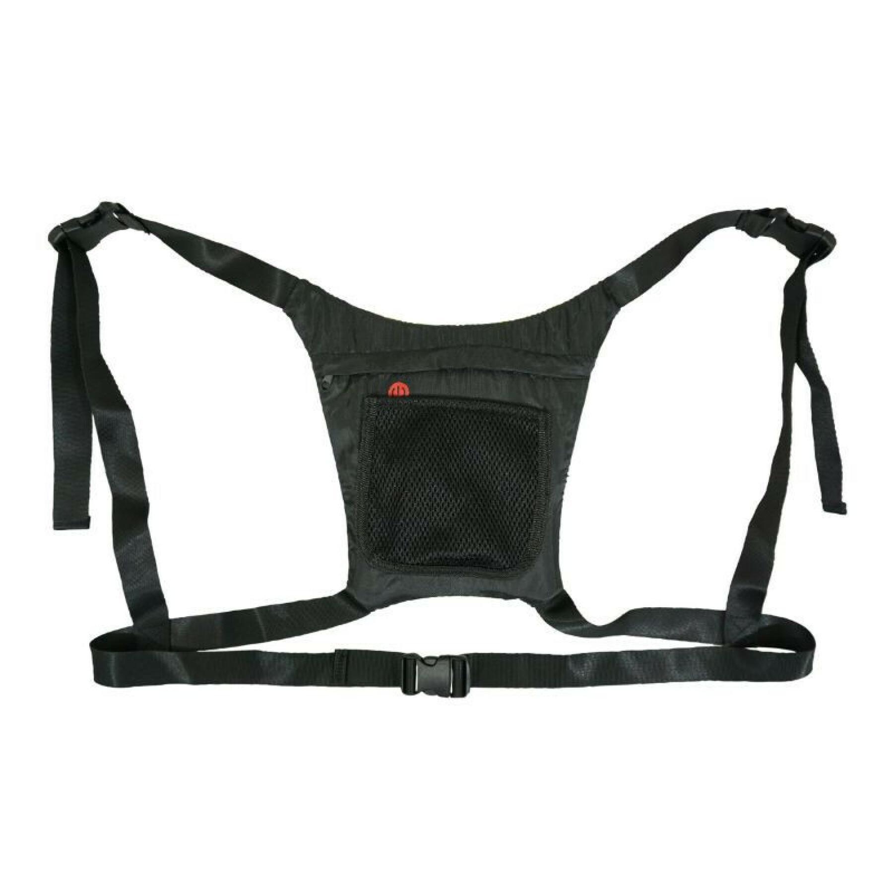 body lighting-harness with integrated 48 led signaling - wireless handlebar remote control usb rechargeable direction indicator (on vest) bike - scooter P2R