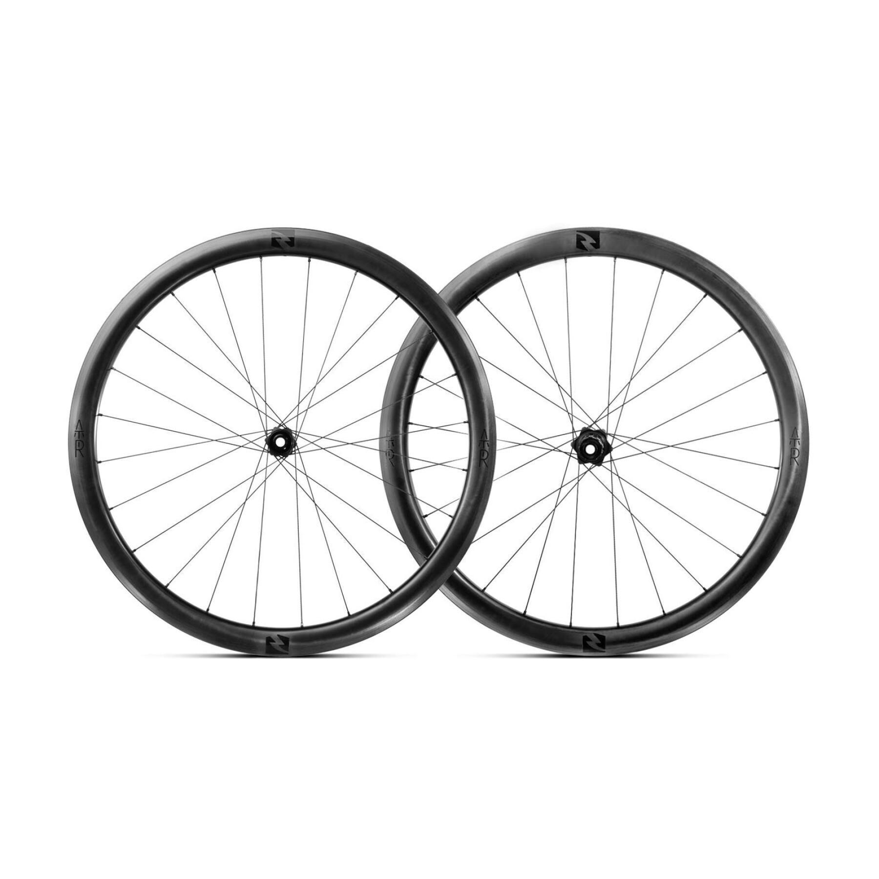 Pair of tubeless disc bicycle wheels Reynolds ATR 650b XDR
