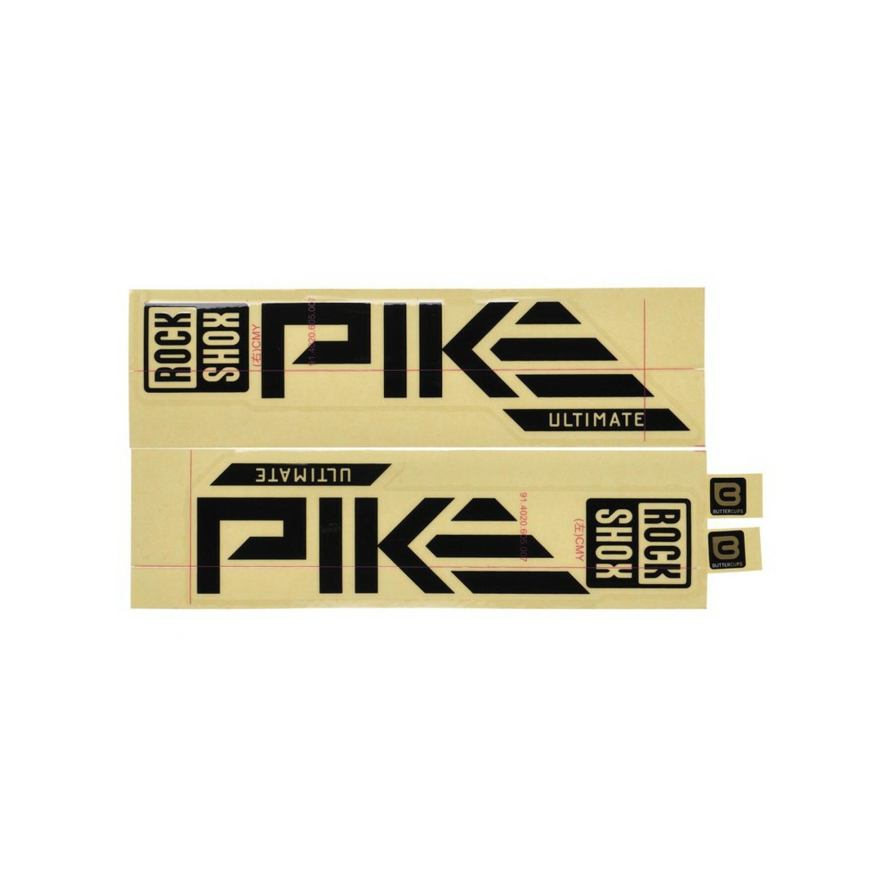 Bike fork sticker kit Rockshox Pike Ultimate Flight