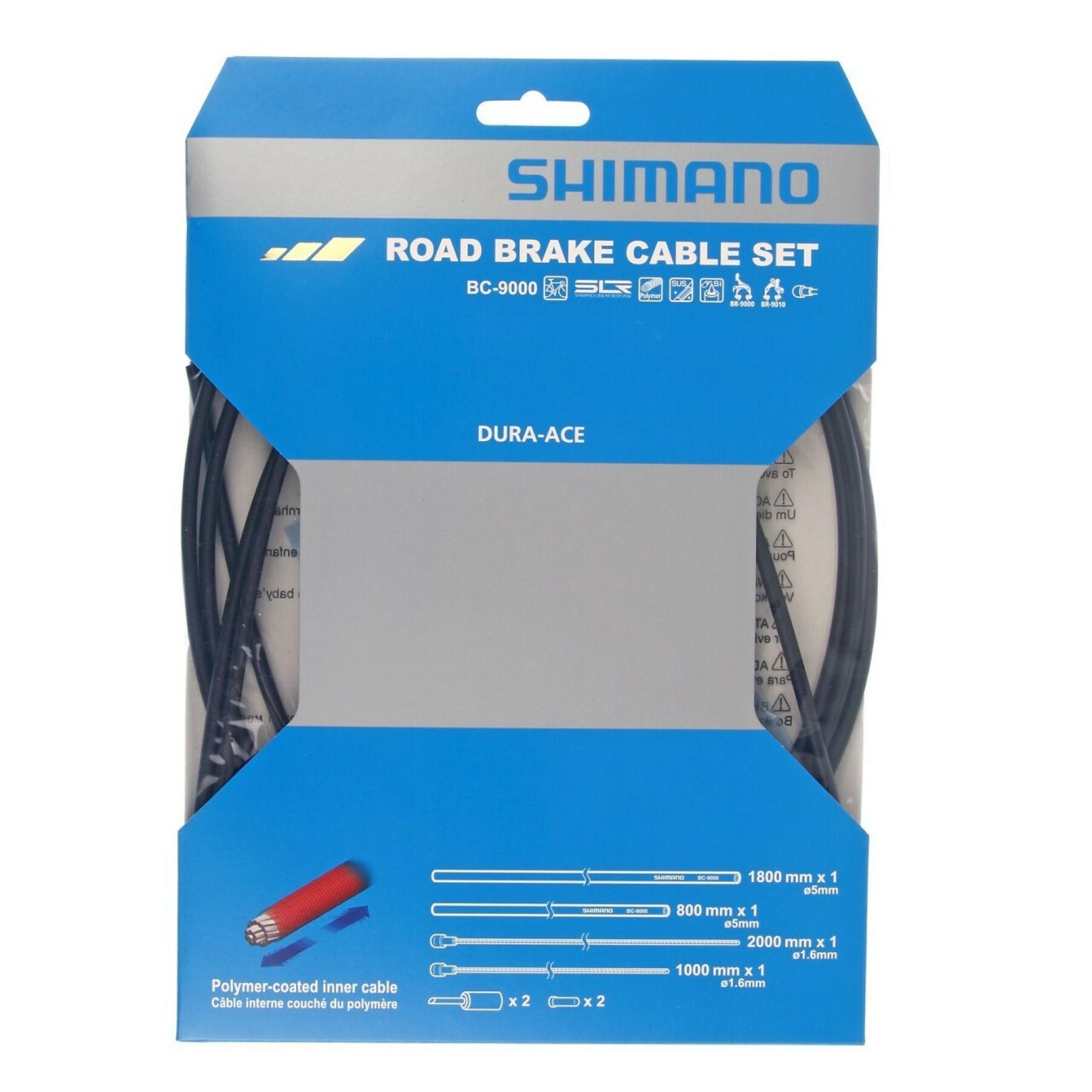 Polymer coated brake cable sets Shimano BC-9000