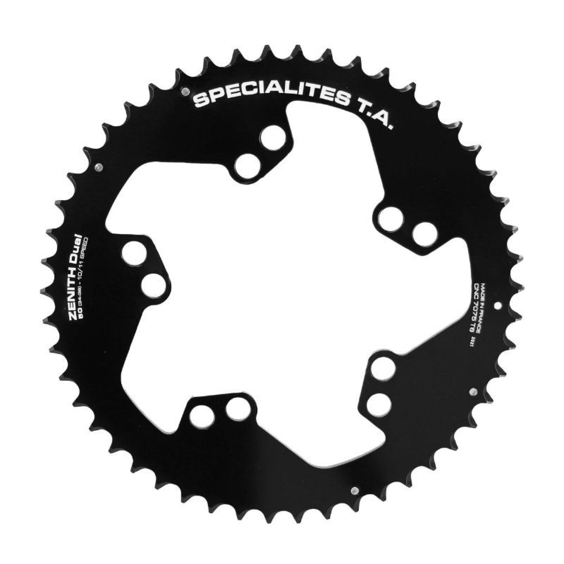 Road chainring for crankset specialties t.a. 5bra-130 look zed 7075 10-11v.