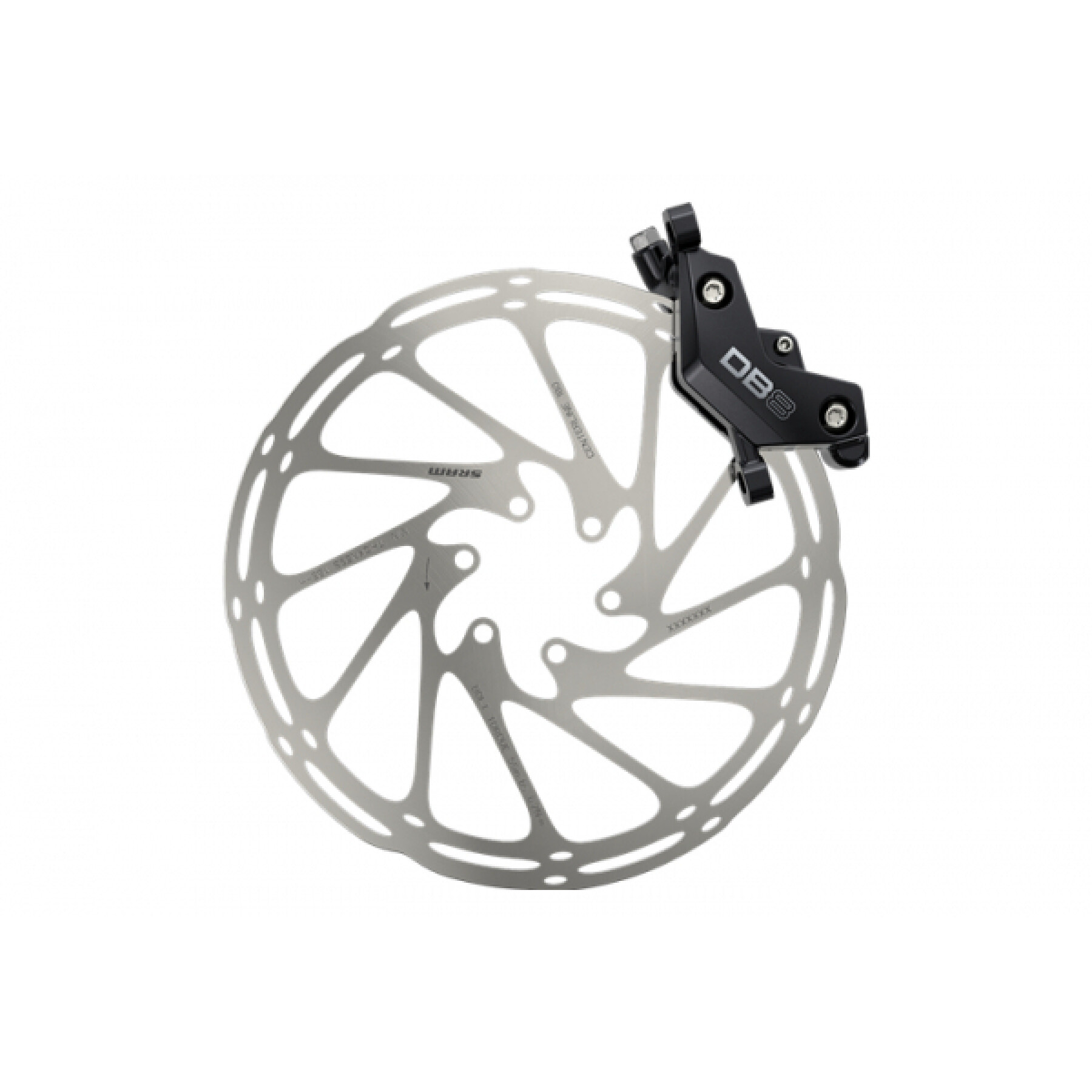 Disc brakes with mineral oil hose without disc Sram Db8