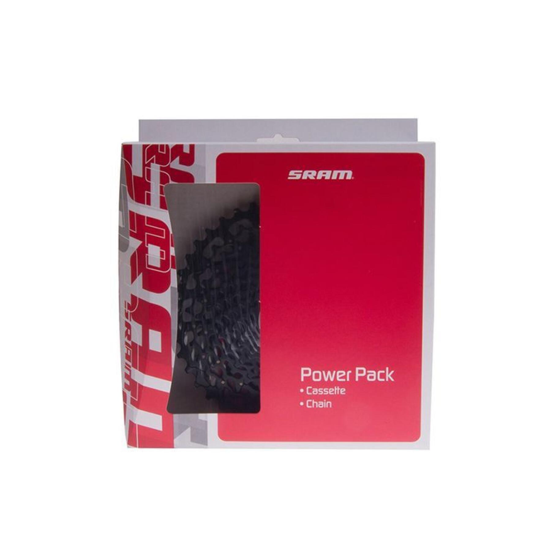Cassette bicycle chain Sram Power Pack Pc-1010