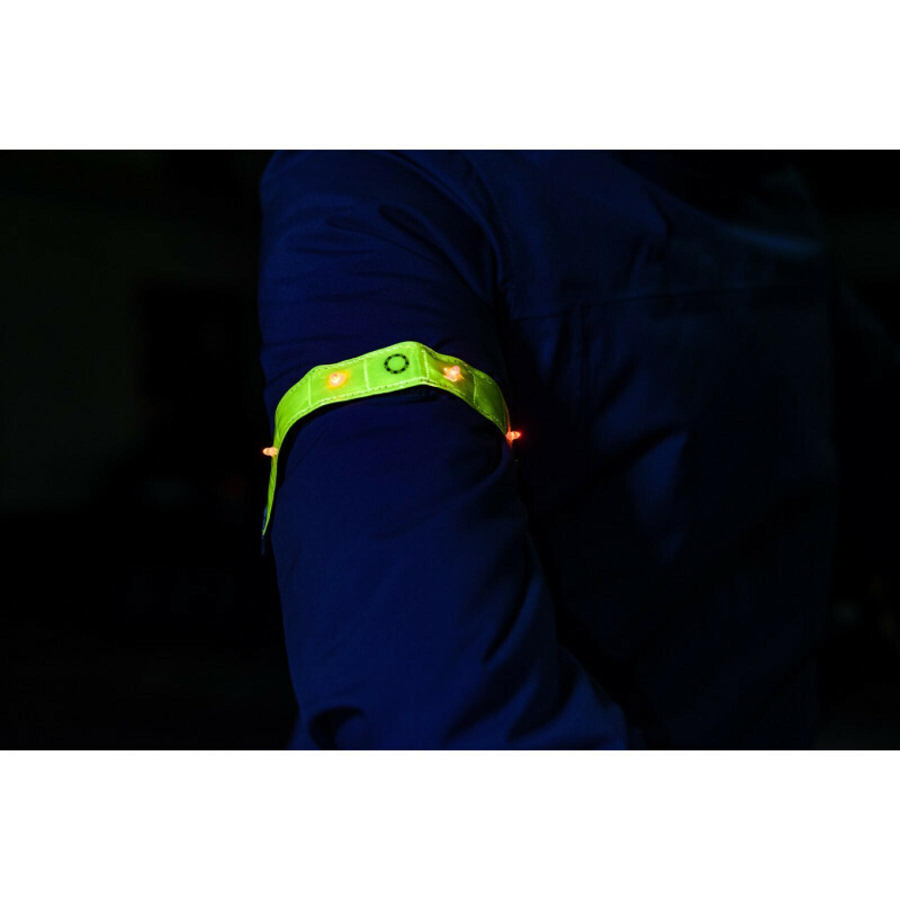 Reflective armband with red led Wowow
