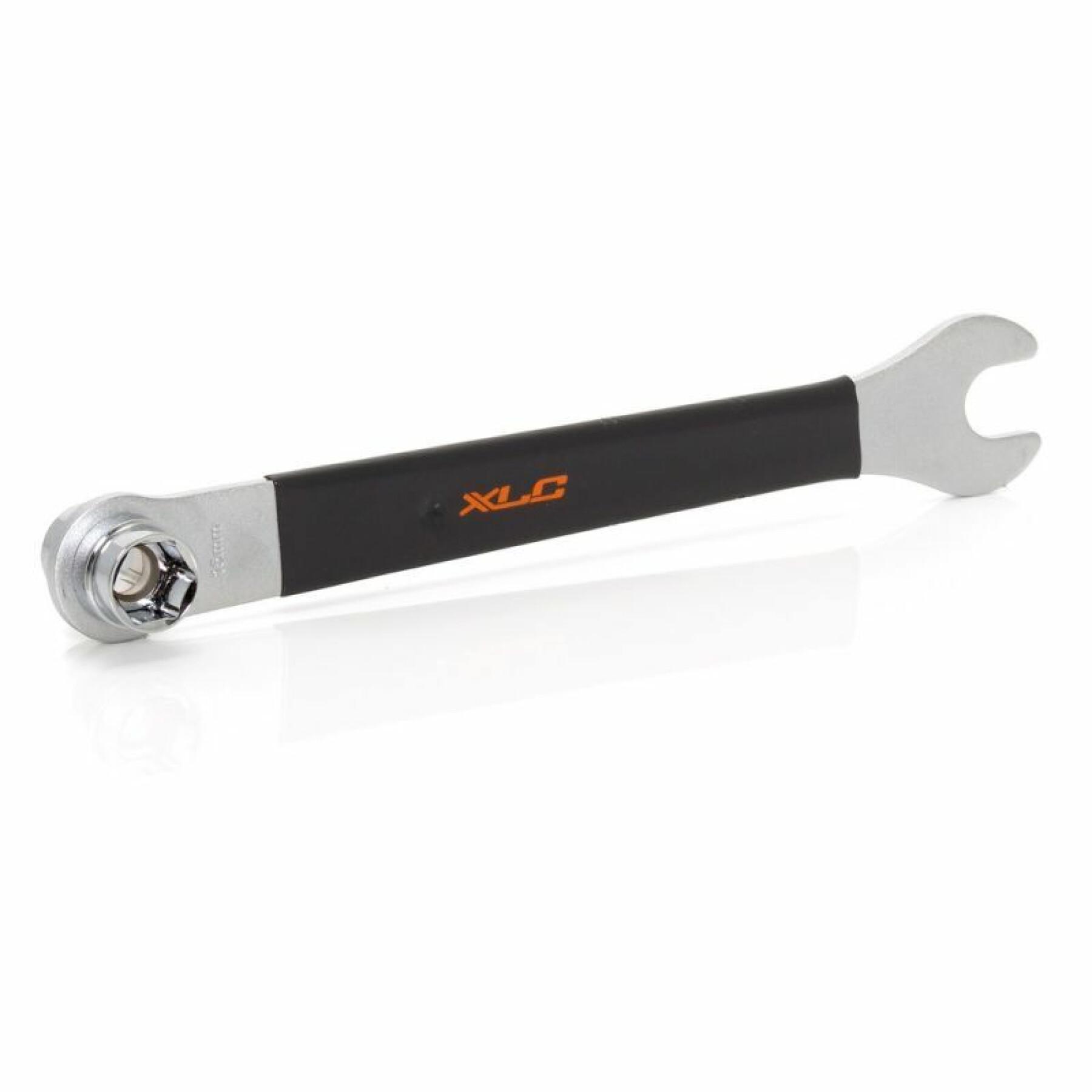 Pedal wrench and crank handle with hexagonal head XLC TO-S19