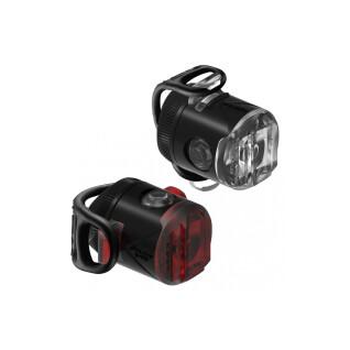 Pair of rechargeable lights Lezyne Femto USB Drive