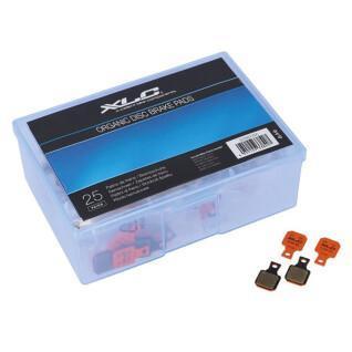 Steel organic brake pads kit for shimano XLC bp-o20 (25 paires)