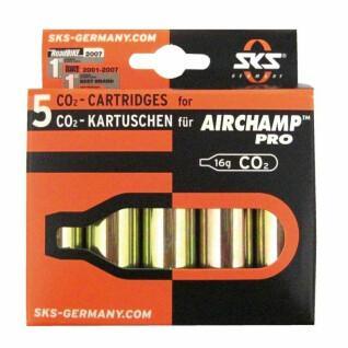 5 co2 cartridges 16g SKS AirChamp Pro