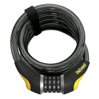 Cable lock Onguard Combo Doberman Glo-180cmx12mm