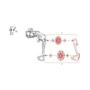 Rear derailleur Sram Rd Gx Eagle Pulleys And Inner Cage