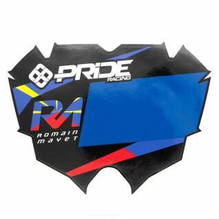 Pro plate background Pride Racing mayet replica pro