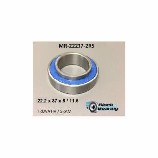 Bearing with extended inner ring Black Bearing 22,2 x 37 x 8 / 11,5 mm