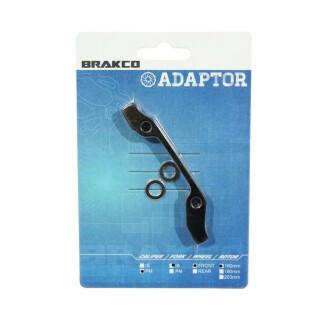 Adapter for disc brake on international frame fork with disc Brakco