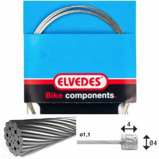 Transmission cable 1x19 stainless steel wires ø1,1mm with head n ø4x4 Elvedes