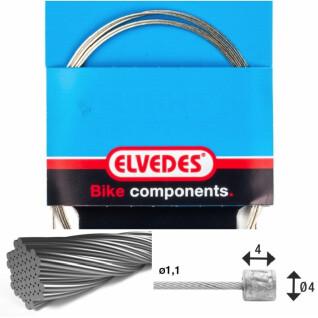 Transmission cable 7x7 stainless steel wires ø1,1mm with head ø4x4 Elvedes